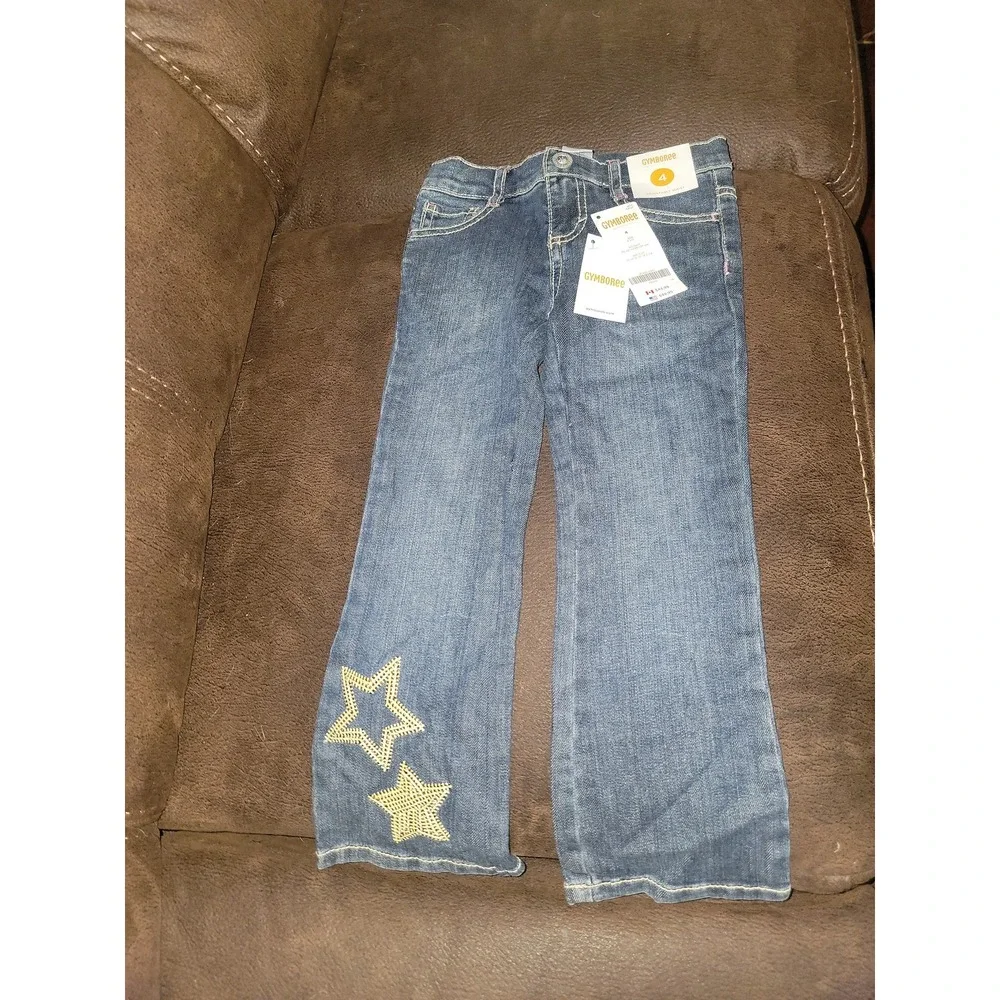 Gymboree star of the show follow your dreams‎ top star jeans size 4 nwt